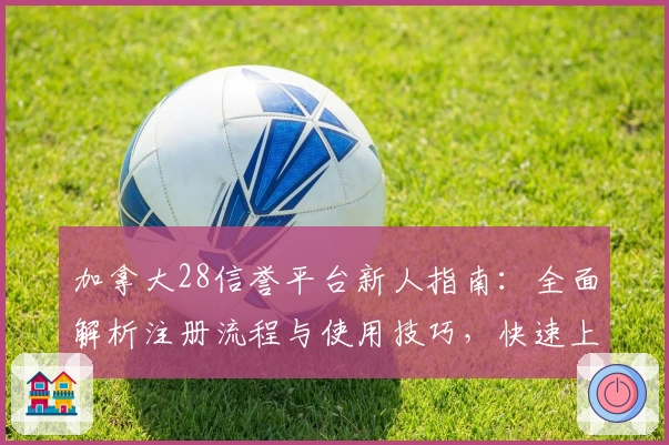 加拿大28信誉平台新人指南:全面解析注册流程与使用技巧,快速上手零门槛