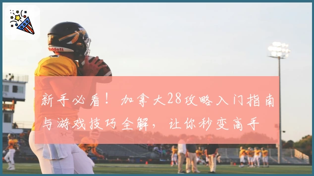 新手必看!加拿大28攻略入门指南与游戏技巧全解,让你秒变高手